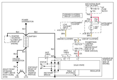 pontiac bonneville alternator wiring diagram 